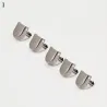Metal shoelace heads - buckles / ends - replaceable - 5 pieces