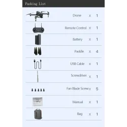 Eagle one - WIFI - FPV - GPS - 4K HD Camera - RC Quadcopter - RTFDrona