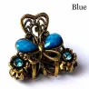 Crab shaped hairclip - with crystal decorations - girls / women