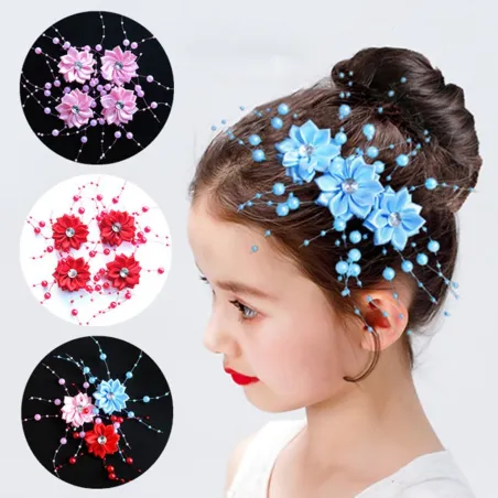 Pinzas de cabelloBridal flower hairclip - with pearl decorations