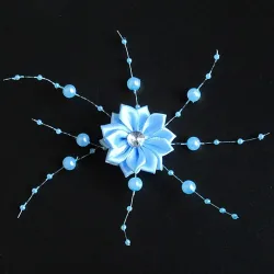 Pinzas de cabelloBridal flower hairclip - with pearl decorations