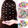 Mini cute hairclips - flower / bean shaped - girls