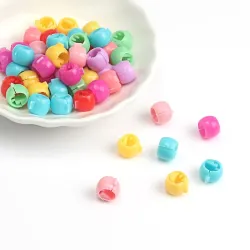 Mini cute hairclips - flower / bean shaped - girls