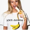 Dolce and Banana print - funny t-shirt - unisex