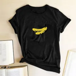 Dolce and Banana print - funny t-shirt - unisex