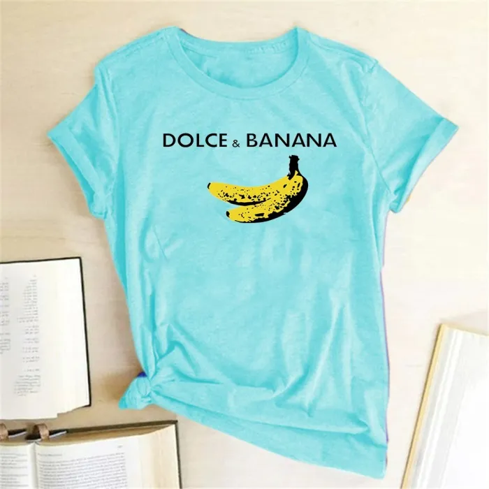 Dolce & Banana - lustiges T-Shirt mit Print - Kurzarm