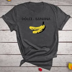 Dolce & Banana - funny print t-shirt - short sleeve
