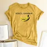 Dolce & Banana - lustiges T-Shirt mit Print - Kurzarm