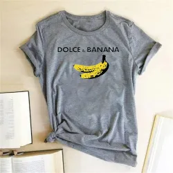 Blusas y camisasDolce and Banana print - funny t-shirt - unisex