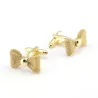 Strik / bal - gouden / zilveren metalen manchetknopenManchetknopen