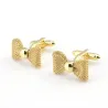 Bow-knot shaped - metal cufflinks