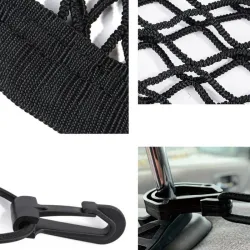 Car seat protection net - backseat barrier - dog isolation