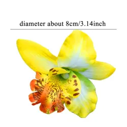 Fashionable flower hair clip - handmade - women / ladies