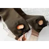 Samt-Leggings - hoch tailliert - dick / dünn
