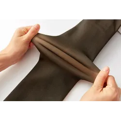 Samt-Leggings - hoch tailliert - dick / dünn