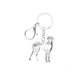 Great dane - enamel dog - metal keychain