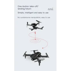 H3 Mini - 2.4G - WiFi - FPV - 4K HD Dual Camera - Foldable - RC Drone Quadcopter - RTF