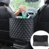 Lederen opbergtas - autostoel organizer achterinInterieur accessoires