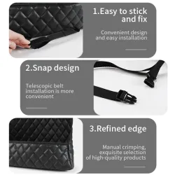 Lederen opbergtas - autostoel organizer achterinInterieur accessoires