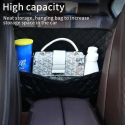 Lederen opbergtas - autostoel organizer achterinInterieur accessoires
