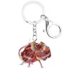 llaveroEnamel frilled lizard - metal keyring