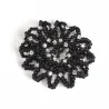 Hair bun cover - handmade - crochet design - with pearlsHair clips