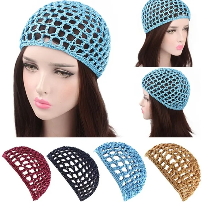 Mesh crochet cap - trendy hair net