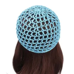 Mesh crochet cap - trendy hair net