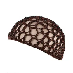 Mesh gehaakte pet - trendy haarnetjePetten & Hoeden