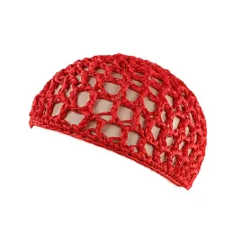 Mesh gehaakte pet - trendy haarnetjePetten & Hoeden