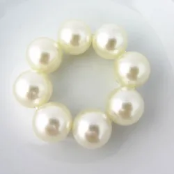 Perlenhaarband - Gummiband - Haarschmuck