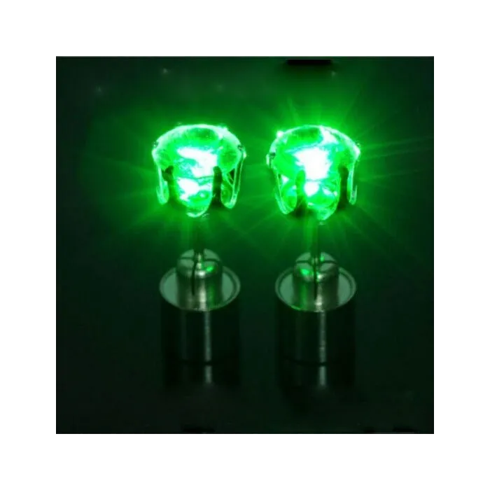 Small earring - with LED - stainless steel - 1 piece
