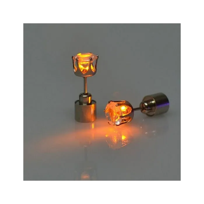 Kleiner Ohrring - mit LED - Edelstahl - 1 Stück