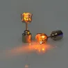 Mały kolczyk - z LED - stal nierdzewna - 1 sztukaKolczyki