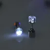 Small earring - with LED - stainless steel - 1 piece