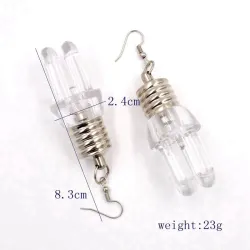 AretesLight bulb shaped - stud earrings - LED