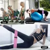 Opaski oporowe - guma elastyczna - antypoślizgowa - do fitnessu / ćwiczeń / jogiSprzęt