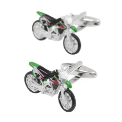 GemelosFashionable cufflinks with motorcycle