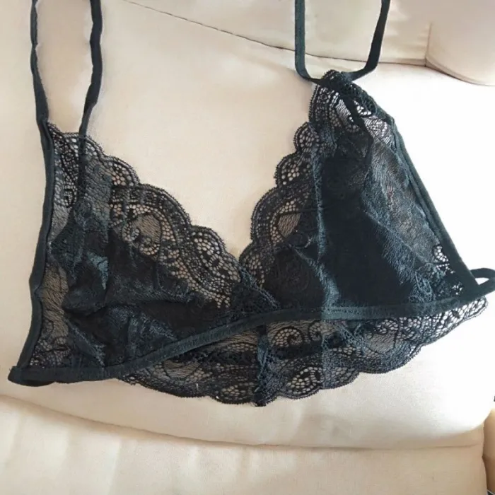 Sexy kanten bh - diepe V-hals - korte topLingerie