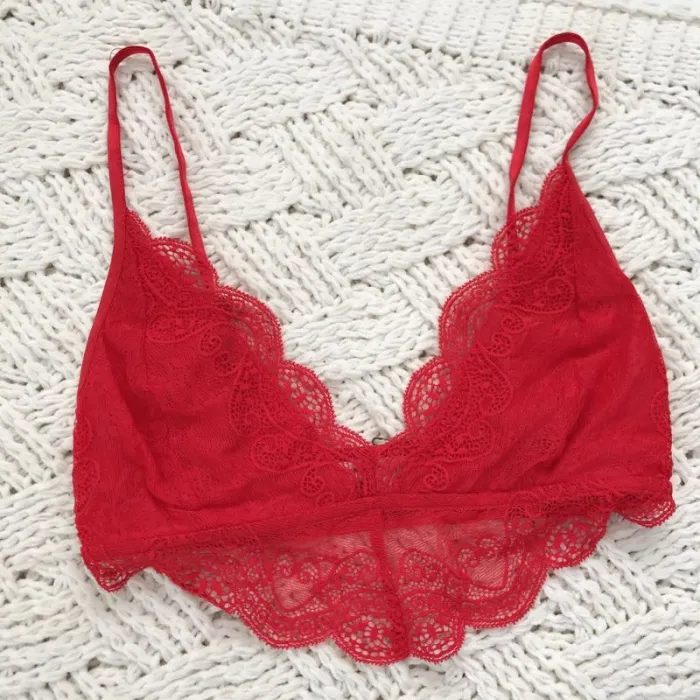 Sexy kanten bh - diepe V-hals - korte topLingerie