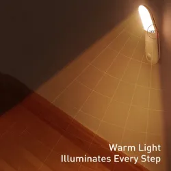 Baseus - lampa indukcyjna - lampka nocna - z czujnikiem ruchu - USB - LEDKinkiety