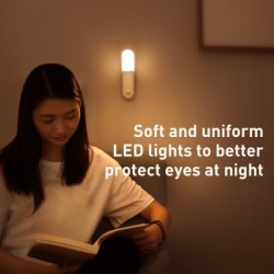 Baseus - induktionslampa - nattlampa - med rörelsesensor - USB - LED