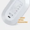 Baseus - veilleuse magnétique / applique murale - double induction - LED