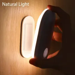 Baseus - veilleuse magnétique / applique murale - double induction - LED