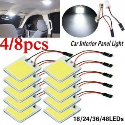 Panel oświetlenia wnętrza samochodu - żarówka LED - SMD - COB - T10 - 4W - 12VLED