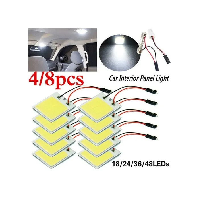 Car interior panel light - LED bulb - SMD - COB - T10 - 4W - 12VLED