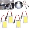 Car interior panel light - LED bulb - SMD - COB - T10 - 4W - 12VLED