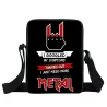 Mała torebka crossbody - styl punk - czaszka - róże - gitaraTorebki