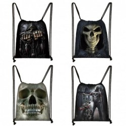 Unisex canvas backpack - with drawstrings - grim reaper / skull / deathBags