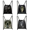 Grim reaper / skull design - string bag - unisex